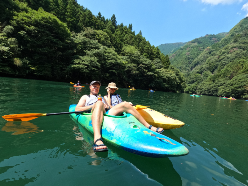 Kayaking in Okutama