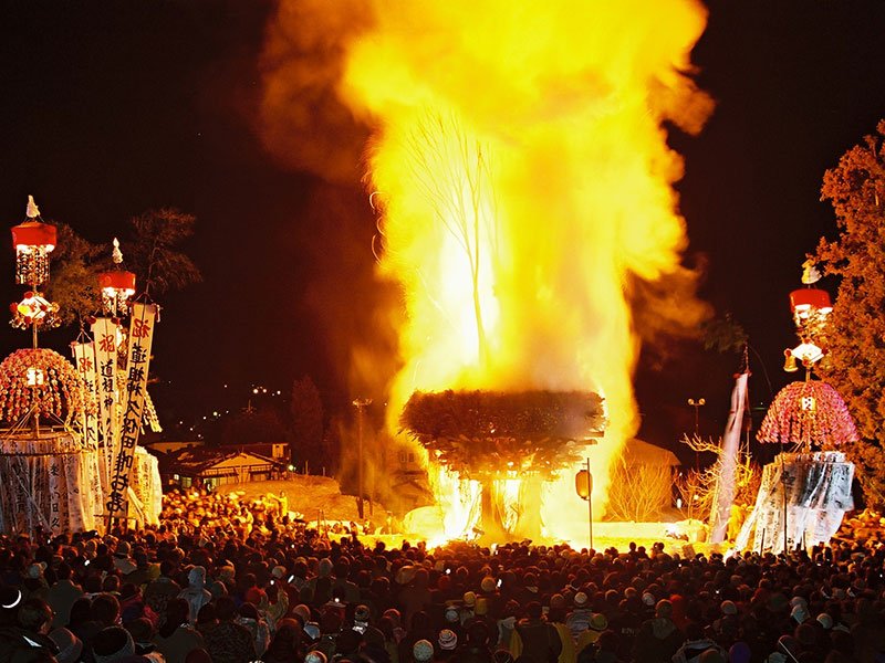 Nozawa Onsen Fire Festival}